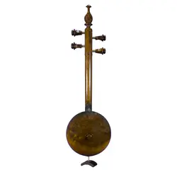 کمانچه رامین مدل کاسه یک تکه طرح 1 - آنزان ساز