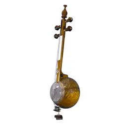 کمانچه رامین مدل کاسه یک تکه طرح 1 - آنزان ساز