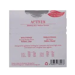 سیم گیتار کلاسیک نوبلوخ مدل 33.5 Knobloch medium tension QZ - آنزان ساز