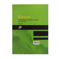 کتاب کایزر ۳۶ اتود مقدماتی تا پیشبردی برای ویولن - آنزان ساز