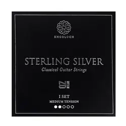 سیم گیتار کلاسیک نوبلوخ مدل استرینگ سیلور مدیوم qz Knobloch sterling silver qz medium tension - آنزان ساز