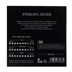 سیم گیتار کلاسیک نوبلوخ مدل استرینگ سیلور مدیوم qz Knobloch sterling silver qz medium tension - آنزان ساز