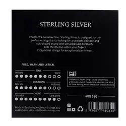 سیم گیتار کلاسیک نوبلوخ مدل استرینگ سیلور qz Knobloch sterling silver qz medium high tension - آنزان ساز