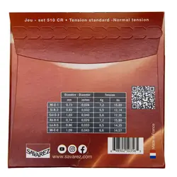 سیم گیتار کلاسیک ساوارز Savarez 510CR - آنزان ساز