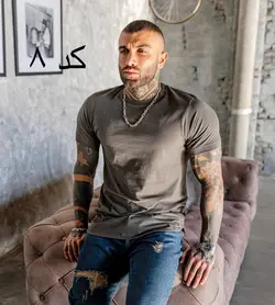 تیشرت زارا پنبه براش ترک