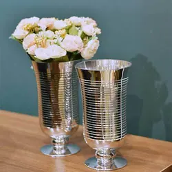 گلدان شیشه ای پایه دار