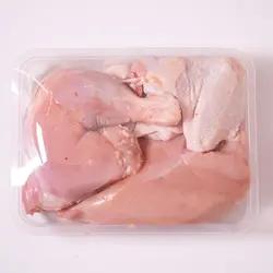 مرغ گرم تمیزشده 4 قسمت