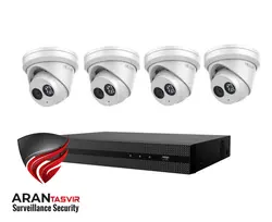 پک 4 کانال آماده نصب دورببن مداربسته داهوا