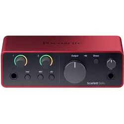 کارت صدا فوکوسرایت Focusrite Scarlett Solo 4rd Gen - آراساند