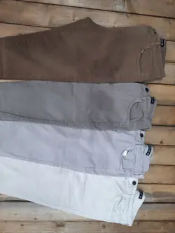 شلوار جذب کتان سوپرکش ترک شیری/کرم/خاکی/نسکافه ای