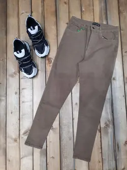 شلوار جذب کتان سوپرکش ترک شیری/کرم/خاکی/نسکافه ای