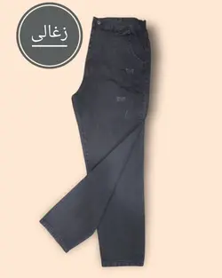 شلوار مام فیت پشت کش مشکی/زغالی/گازوئیلی