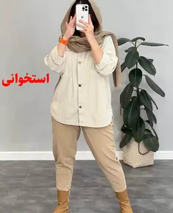 شومیز کتان بهاره قد 75 رنگبندی فری سایز