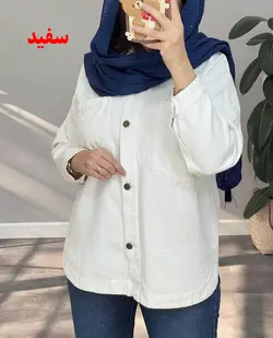 شومیز کتان بهاره قد 75 رنگبندی فری سایز