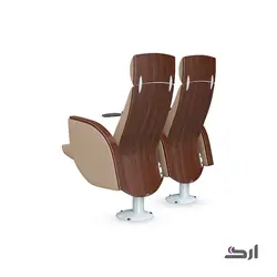 آمفی تئاتر دو نفره با دسته مشترک و پایه پرتابل و کف تاشو ۲۹۱۰