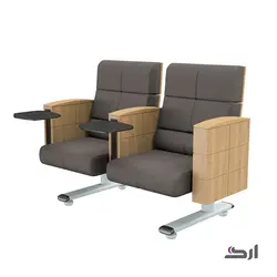 آمفی تئاتر سه نفره با دسته مشترک تحریری پایه پرتابل ۲۸۱۰