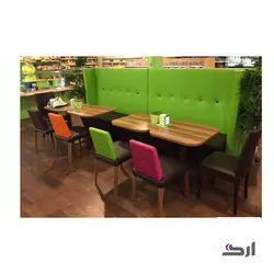 صندلی بدون دسته پونتو پایه چوبی F210