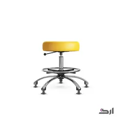 صندلی کانتر با جک بلند و حلقه زیر پایی بدون پشتی و دسته ۱۰۱۰