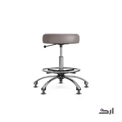 صندلی کانتر با جک بلند و حلقه زیر پایی بدون پشتی و دسته ۱۰۱۰