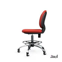 صندلی کانتر با جک بلند ومکانیزم و حلقه زیرپایی بدون دسته ۵۴۰۶