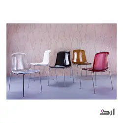 صندلی پلی کربنات آلگرا با پایه فلزی N420