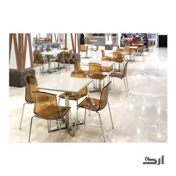 صندلی پلی کربنات آلگرا با پایه فلزی N420