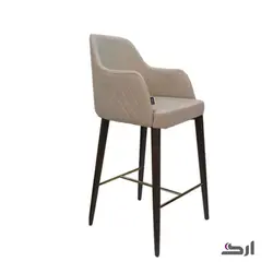 صندلی اپن ثابت ونیز پشت دایموند پایه چوبی P550BD