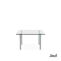 میز عسلی مربع شیشه ای ۵۰۱۰