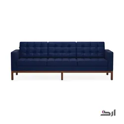 مبل اداری سه نفره فلورنس با پایه چوبی ۴۰۳۴W