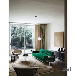 مبل اداری سه نفره فلورنس با پایه فلزی ۴۰۳۴M