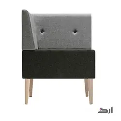 مبل کنج پونتو پایه چوبی F225