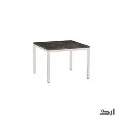 میز مربع(۶۰*۶۰)با پایه فلزی با صفحه سنگ 5019MS