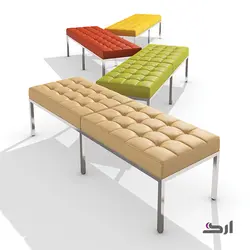 نیمکت سه نفره فلورنس با پایه فلزی ۴۰۲۲M