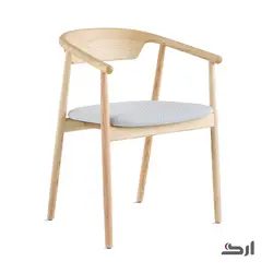 صندلی دسته دار پراگ با تشک P949