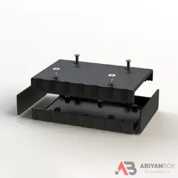 جعبه پلاستیکی رومیزی چهار تکه سایز D