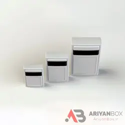 جعبه پلاستیکی دیواری LCD دار سایز B