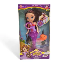 عروسک باربی پری دریایی همراه با ماهی