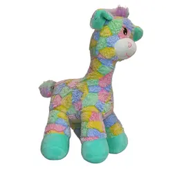 عروسک زرافه چهل تکه 30 سانتی