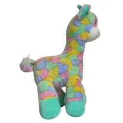 عروسک زرافه چهل تکه 30 سانتی