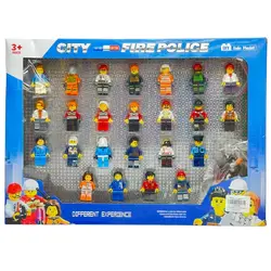 لگو مشاغل CITY FIRE POLICE - دنیای عروسک