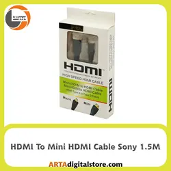 کابل Sony HDMI to mini HDMI طول 1.5m