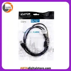 کابل پرینتر LOTUS Black طول 1.5m