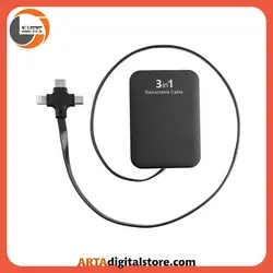 کابل 3 سر پرووان ProOne PCC365R 2.4A Black