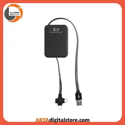 کابل 3 سر پرووان ProOne PCC365R 2.4A Black