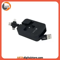 کابل 3 سر پرووان ProOne PCC365R 2.4A Black