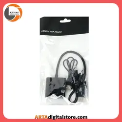 تبدیل HDMI To VGA به همراه کابل صدا و کابل Micro USB