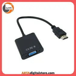 تبدیل HDMI To VGA به همراه کابل صدا و کابل Micro USB