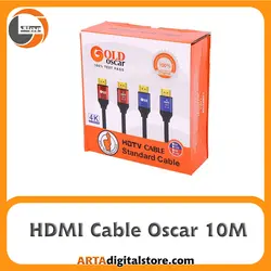 کابل HDMI Cable Gold Oscar Black طول 10m