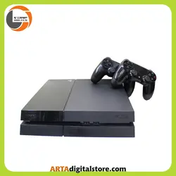 کنسول PS4 Fat Jet Black 500GB دو دسته