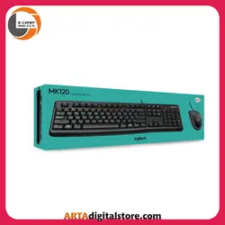 موس و کیبورد لاجیتک Logitech MK120 Black